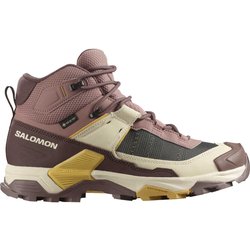 Salomon X Ultra 5 Mid GTX Damen Wanderschuhe (Dunkelrot 4,5 UK, 37 1/3 EU) Typ A (Halbschuhe) Wanderschuhe
