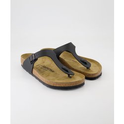 Birkenstock Schuhe - Gizeh Birko-Flor Birko-Flor (Schwarz, Gr. 45)