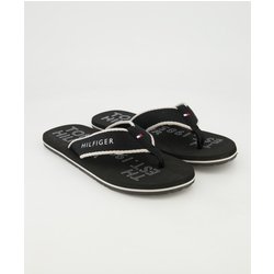 Tommy Hilfiger Schuhe - Sporty Beach Sandal Textil (Schwarz, Gr. 40)