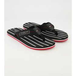Tommy Hilfiger Schuhe - Patch Hilfiger Beach Sandal Textil (Schwarz, Gr. 42)