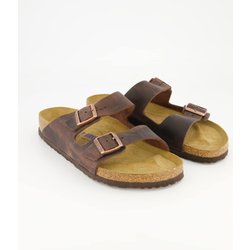 Birkenstock Schuhe - Arizona Weichbettung Leder Leder (Braun, Gr. 42)