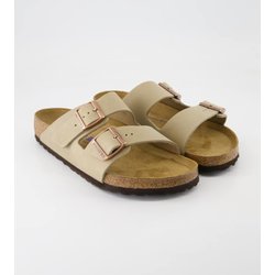 Birkenstock Schuhe - Arizona Nubukleder Nubukleder (Beige, Gr. 49)