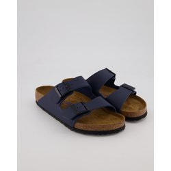 Birkenstock Schuhe - Arizona Weichbettung Birko-Flor (Blau, Gr. 46)