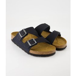 Birkenstock Schuhe - Arizona Velourleder Veloursleder (Blau, Gr. 48)