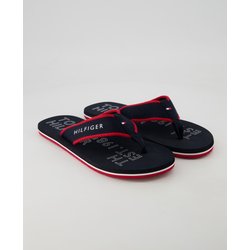 Tommy Hilfiger Schuhe - Sporty Beach Sandal Textil (Blau, Gr. 41)