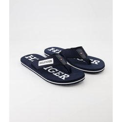 Tommy Hilfiger Schuhe - Beach Sandal Textil (Blau, Gr. 44)