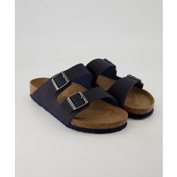 Birkenstock Schuhe - Arizona Textil Vegan Textil (Blau, Gr. 49)