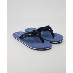 Tommy Hilfiger Schuhe - Sporty Beach Sandal Textil (Blau, Gr. 40)