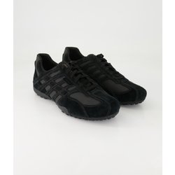 Geox Schuhe - U Snake Original Leder und Synthetik (Schwarz, Gr. 42)