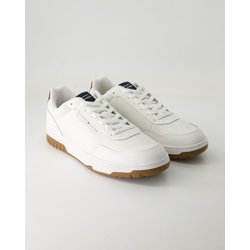 Tommy Hilfiger Schuhe - Fm0Fm057130Gy Leder und Synthetik (WeiĂź, Gr. 43)