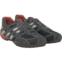 Geox Schuhe - Snake Leder und Textil (Grau, Gr. 41)