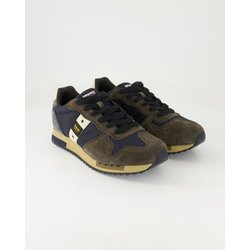 Blauer Schuhe - Queens01 Veloursleder (Blau, Gr. 43)