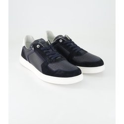 Sioux Schuhe - Tertulio-700-H Leder und Veloursleder (Blau, Gr. 46)