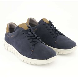 Waldläufer Schuhe - H-Baldo Veloursleder (Blau, Gr. 44)