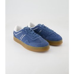 Tommy Hilfiger Schuhe - Em0Em01516Dai Veloursleder (Blau, Gr. 44)