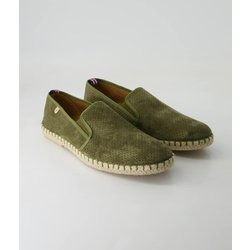 Verbenas Schuhe - TOM Hole Micro Veloursleder (Grün, Gr. 39)