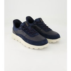 Geox Schuhe - U Spherica Plus Leder und Textil (Blau, Gr. 47)
