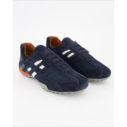 Geox Schuhe - Snake L - Scam. Mesh Veloursleder (Blau, Gr. 45)