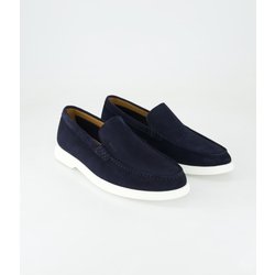 Boss Schuhe - Sienne_Loaf Veloursleder (Blau, Gr. 45)