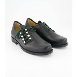 Dirndl & Bua Schuhe - 6068-01 Glattleder (Schwarz, Gr. 43)