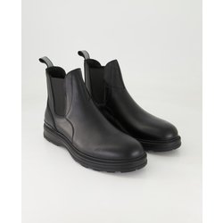 Woolrich Schuhe - Grove Chelsea Leder und Textil (Schwarz, Gr. 42)