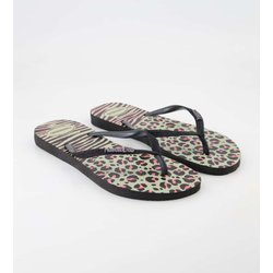 Havaianas Schuhe - Slim Animals Gummi (Schwarz, Gr. 41/42)