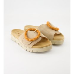 Gabor Schuhe - 43.745.14 Veloursleder (Beige, Gr. 41)