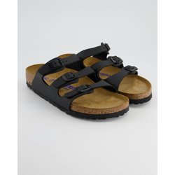 Birkenstock Schuhe - Florida Birko-Flor Birko-Flor (Schwarz, Gr. 41)