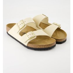 Birkenstock Schuhe - Arizona Velourleder Veloursleder (Beige, Gr. 42)