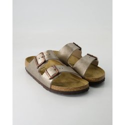 Birkenstock Schuhe - Arizona Birko-Flor Birko-Flor (Bronze, Gr. 39)