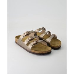 Birkenstock Schuhe - Florida Birko-Flor Birko-Flor (Bronze, Gr. 39)
