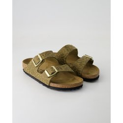 Birkenstock Schuhe - Arizona Birko-Flor Birko-Flor (Grün, Gr. 43)