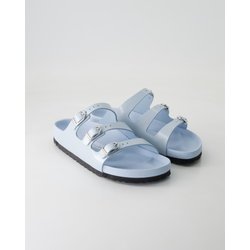 Birkenstock Schuhe - Florida Fresh Leder Leder (Blau, Gr. 39)