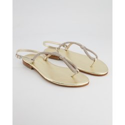Konstantin Starke Schuhe - Pf2021/04 Leder und Synthetik (Gold, Gr. 38)