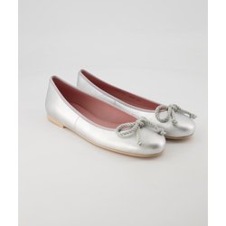 Pretty Ballerinas Schuhe - 35663 Leder (Silber, Gr. 42)