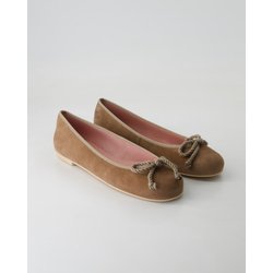 Pretty Ballerinas Schuhe - 35663 Veloursleder (Braun, Gr. 42)
