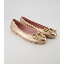 Pretty Ballerinas Schuhe - 35663 Leder (Gold, Gr. 35)