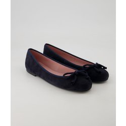 Pretty Ballerinas Schuhe - 35663 Veloursleder (Blau, Gr. 39)