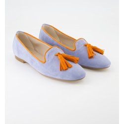 Terry Schuhe - Beatrice Veloursleder (Blau, Gr. 41)