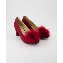 Terry Schuhe - 30090000/852 Veloursleder (Rot, Gr. 39)