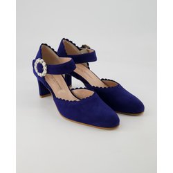 Konstantin Starke Schuhe - Tr02-056 Veloursleder (Blau, Gr. 37)
