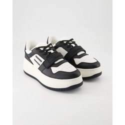 Tommy Hilfiger Schuhe - TJW Retro Basket Leder und Textil (Schwarz, Gr. 37)
