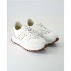Blauer Schuhe - S5Millen03 Leder und Textil (Weiß, Gr. 39)