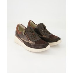 Waldläufer Schuhe - H-Carla Leder und Veloursleder (Braun, Gr. 42 ½)