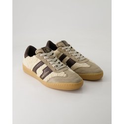 Marc O´Polo Schuhe - Court W 5D Leder und Textil (Beige, Gr. 42)