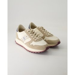 Blauer Schuhe - Millen03 Leder und Synthetik (Beige, Gr. 36)