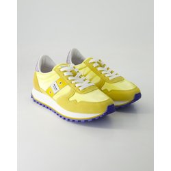 Blauer Schuhe - S5Millen03 Leder und Synthetik (Gelb, Gr. 40)