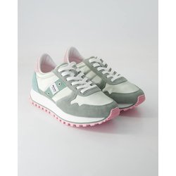 Blauer Schuhe - S5Millen03 Leder und Synthetik (Grün, Gr. 38)