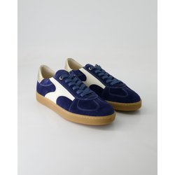 Konstantin Starke Schuhe - 6615 Leder und Veloursleder (Blau, Gr. 42)