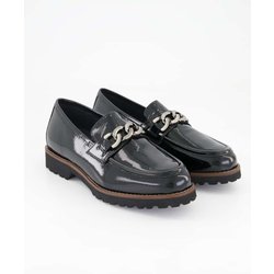 Sioux Schuhe - Meredith-734-H Lackleder (Schwarz, Gr. 40)